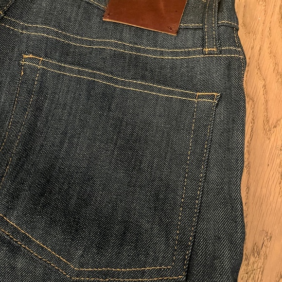 Zara dark denim straight leg, ankle length. SZ 6 - Picture 2 of 4